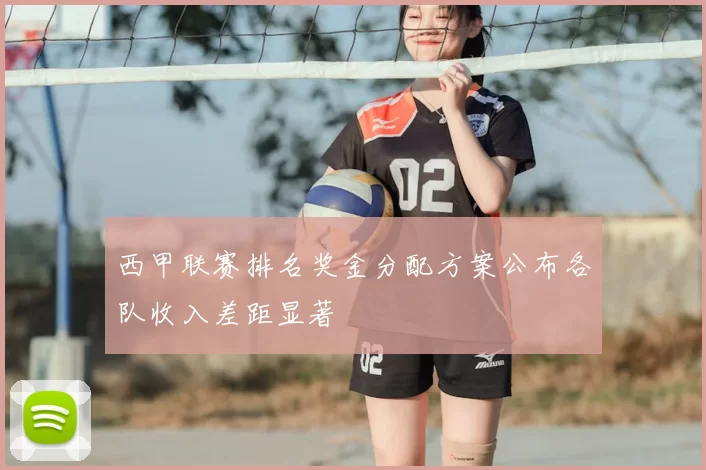 西甲联赛排名奖金分配方案公布各队收入差距显著