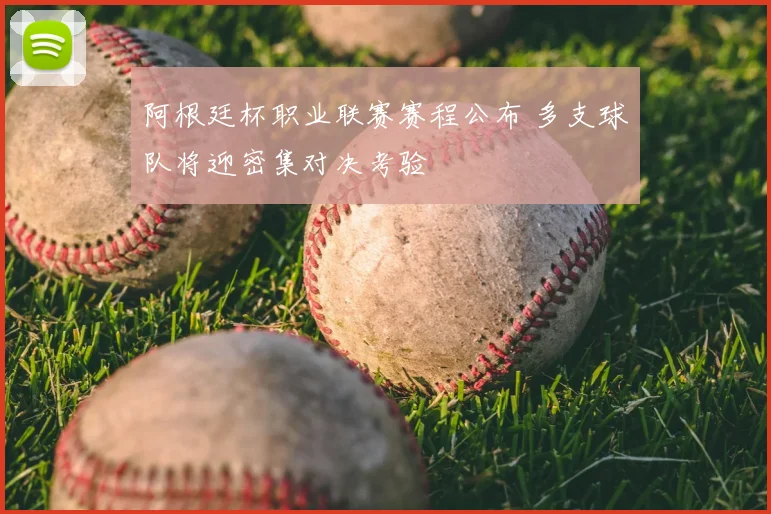阿根廷杯职业联赛赛程公布 多支球队将迎密集对决考验